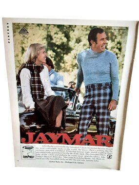 1978 Jaymar Sansabelt John Brodie Vintage Slacks Fashion Print Ad